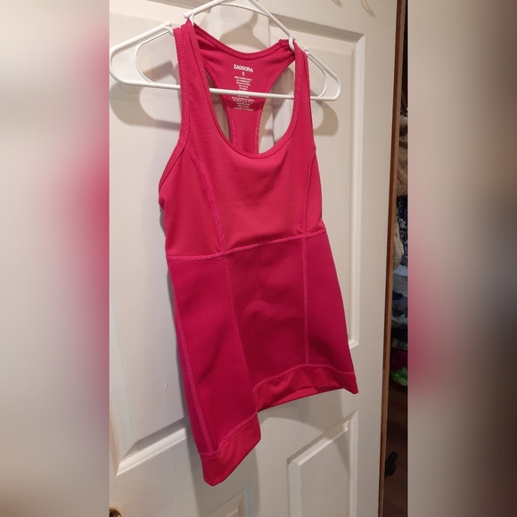 Zaggora Tank Top Womans Small Pink Racerback Activewear Athletic Sporty Outdoor - Picture 3 of 5